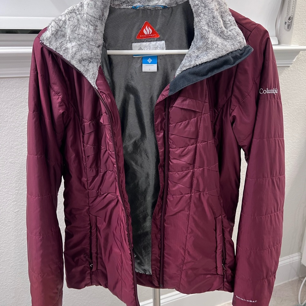 Columbia Women's Maroon Omni Heat Jacket